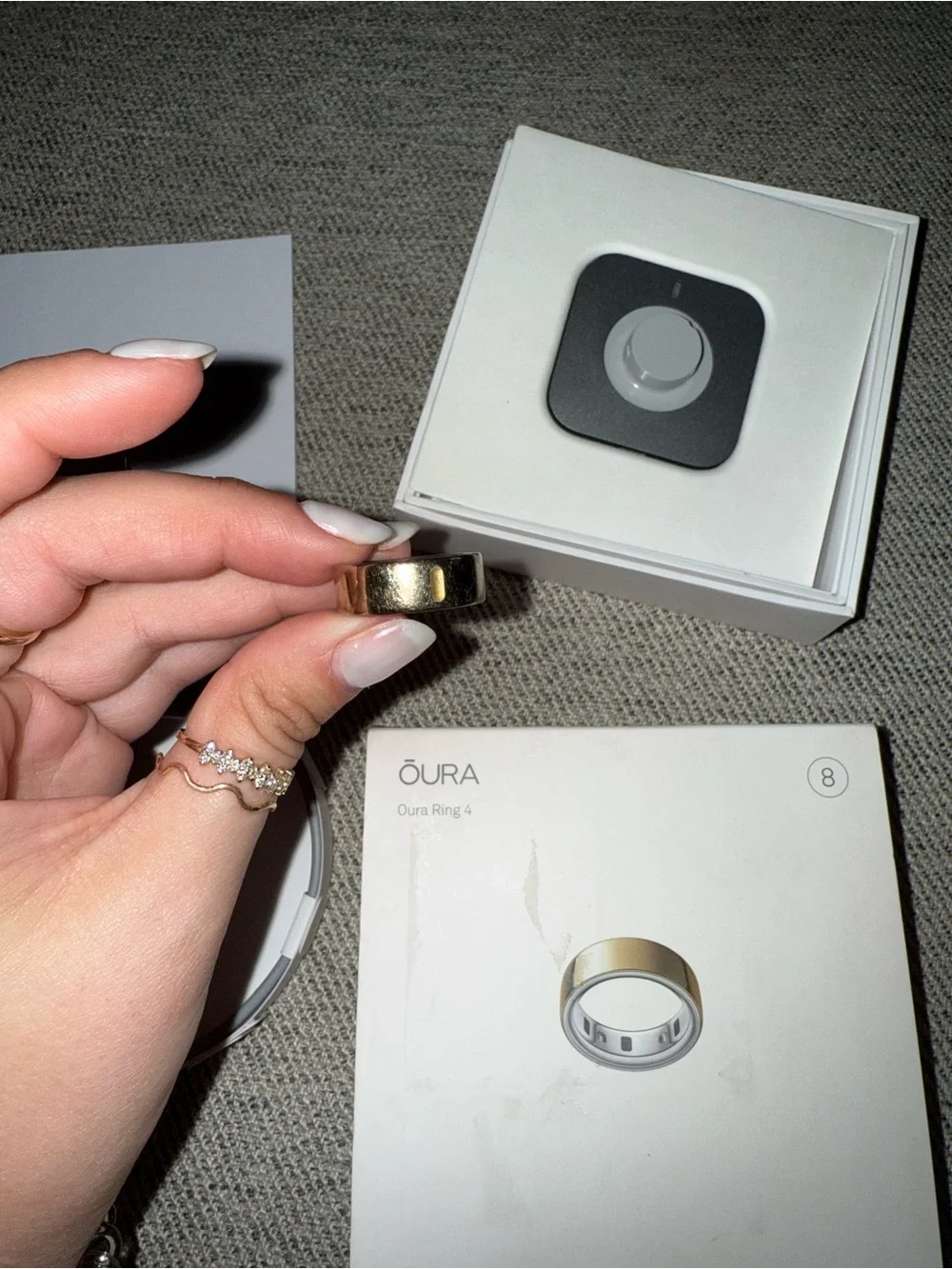 GoldOura Ring 4 Size 8